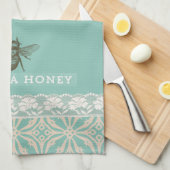 Love Ya Honey Kitchen Towel Theedoek (Quarter Fold)