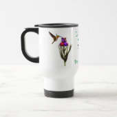 Love Ya Hummingbird Iris Personalized Reisbeker (Links)