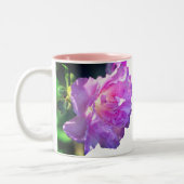 Love Ya Pink Azalea Flower Tweekleurige Koffiemok (Links)