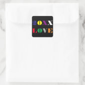 Love Year - Square Sticker (Tas)