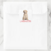 Love Yellow Labrador Retriever Puppy Dog Stickers (Tas)