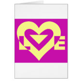 Love Yellow op Paars (Voorkant)