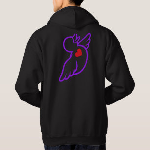 Love Yeshua Love People Eend Hoodie - Paars