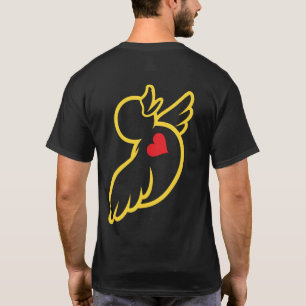 Love Yeshua Love People Eend T-Shirt - Geel