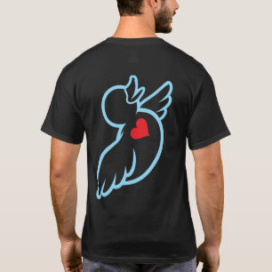 Love Yeshua Love People Eend T-shirt - Hemelblauw