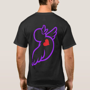 Love Yeshua Love People Eend T-Shirt - Paars