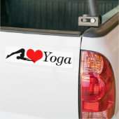 Love Yoga Bumper Bumpersticker (Op Truck)