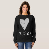 Love Yoga Fited Scoop Trui (Voorkant volledig)