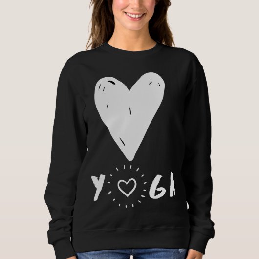 Love Yoga Fited Scoop Trui (Voorkant)