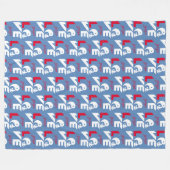 Love yoga fleece deken (Voorkant (Horizontaal))