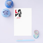 Love yoga flyer (Enkel)