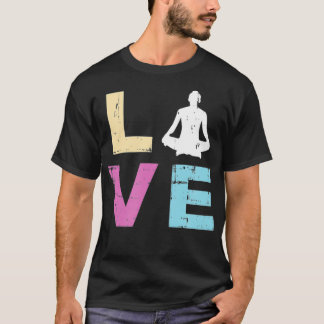 Love Yoga Gift Spirituele Meditation Yoga T-shirt