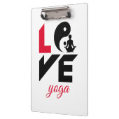Love yoga klembord (Links)