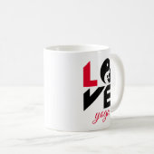 Love yoga koffiemok (Voorkant rechts)