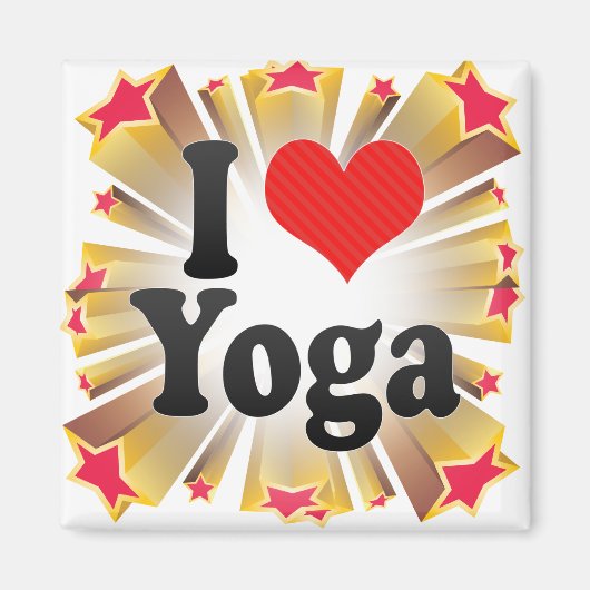 Love Yoga Magneet (Voorkant)