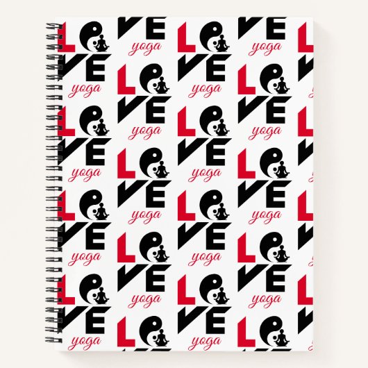 Love yoga notitieboek (Voorkant)
