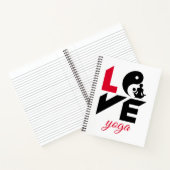 Love yoga notitieboek (Binnen)