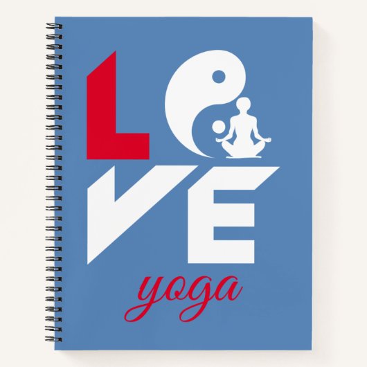 Love yoga notitieboek (Voorkant)