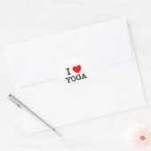 Love Yoga Ronde Sticker (Envelop)