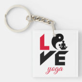 Love yoga sleutelhanger (Voorkant)