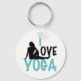 Love Yoga Sleutelhanger