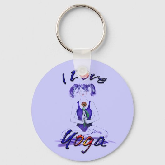 Love Yoga Sleutelhanger (Voorkant)