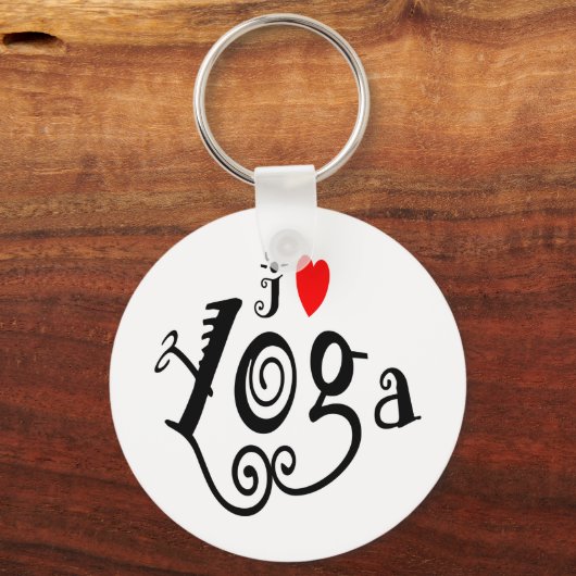 Love Yoga Sleutelhanger (Voorkant)