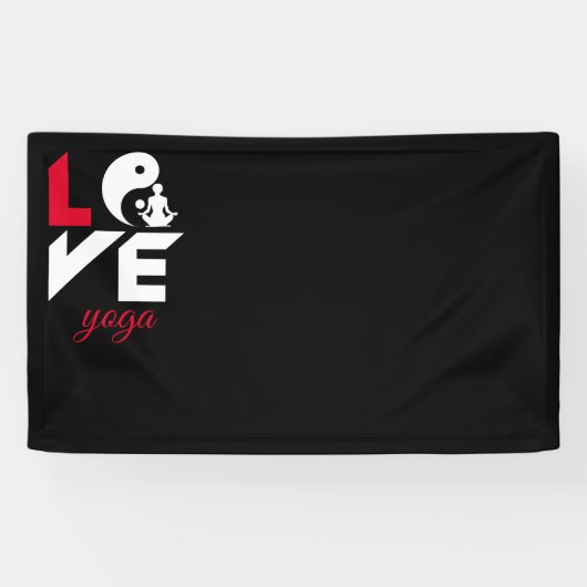 Love yoga spandoek (Horizontaal)