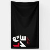 Love yoga spandoek (Verticaal)