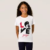 Love yoga t-shirt (Voorkant volledig)