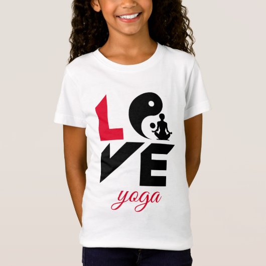Love yoga t-shirt (Voorkant)