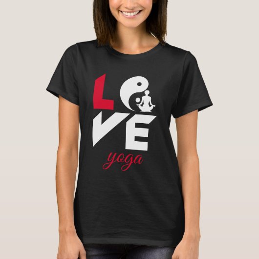 Love yoga t-shirt (Voorkant)