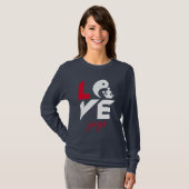 Love yoga t-shirt (Voorkant volledig)