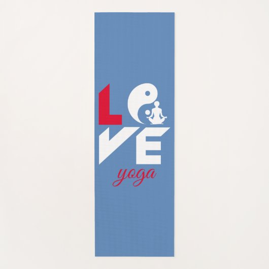 Love yoga yogamat (Voorkant)
