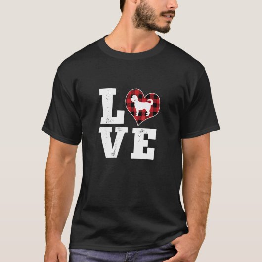 Love Yorkiepoo Hondenliefhebbers Gifts Buffalo Pse T-shirt (Voorkant)