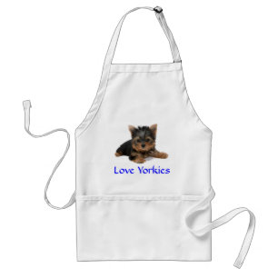 Love Yorkies Puppy Apron Standaard Schort