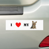 Love Yorkies Sticker (Op auto)