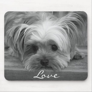 Love Yorkshire Terrier Puppy Dog Mousepad Muismat