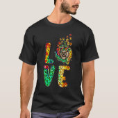 Love Yorkshire Terrier Sunflower Tie Dye Dog mam T-shirt (Voorkant)