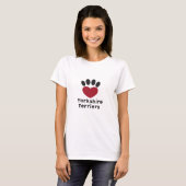 Love Yorkshire Terriers T-shirt (Voorkant volledig)