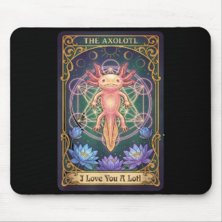 Love You A Lotl Tarot Card The Axolotl Sacred Geom Muismat
