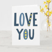 Love You Always Greeting Card Kaart (Gele Bloem)