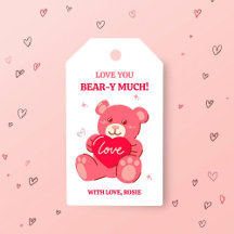 Love You Bear-y Veel Valentijns Cadeaubijsluiter