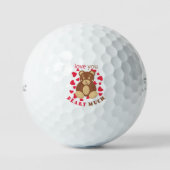 Love you beary much for Valentine's Day Golfballen (Voorkant)