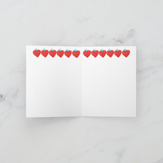 Love You Berry Much – Mooie Valentijnsdag Personal Feestdagen Kaart (Binnen)