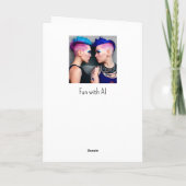 Love You Boo, gepersonaliseerd blij Jubileum Kaart (Achterkant)