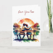 Love You Boo | LHBT Romantisch Kaart (Voorkant)