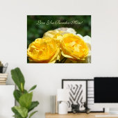 Love You Bunches Moeder! kunstprint Moederrozen Poster (Thuiskantoor)