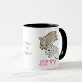 Love you bunnies  mok (Voorkant rechts)