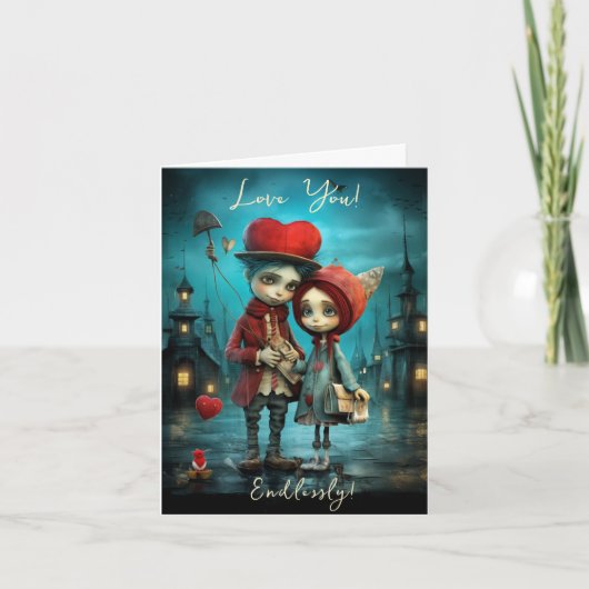 Love You Card Bedankkaart (Voorkant)